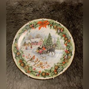 Royal Albert “Christmas Sleigh Ride” Plate